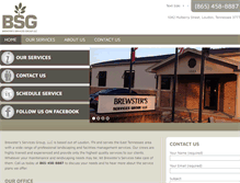 Tablet Screenshot of brewsters-services.com